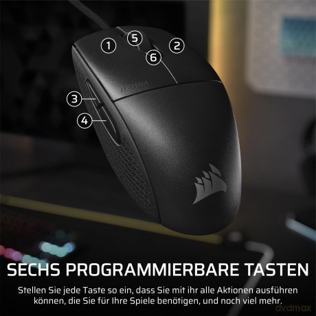 Mysz przewodowa M55 czarna