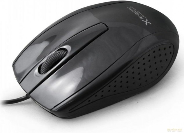 Mysz przewodowa XM110K Bungee USB 1000DPI Czarna