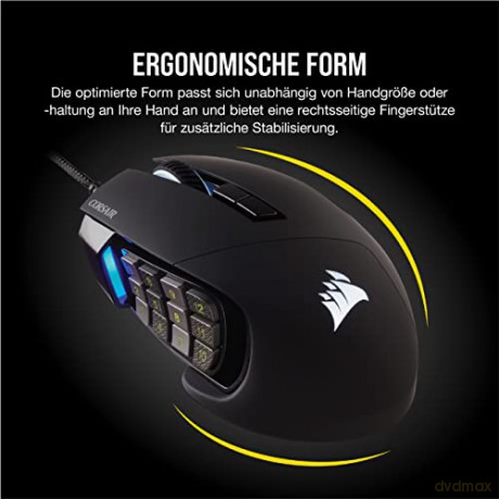 Mysz Scimitar Elite RGB 18000 DPI Black