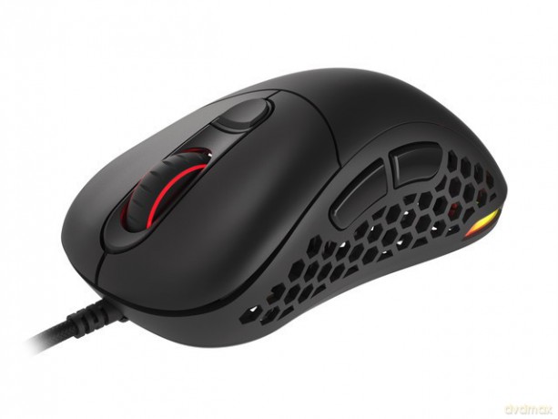 Mysz Xenon 800 lekka 16000 DPI podświetlenie RGB dla graczy lekka Czarna