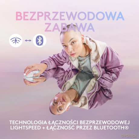 Myszka bezprzewodowa gamingowa G705 Off-White