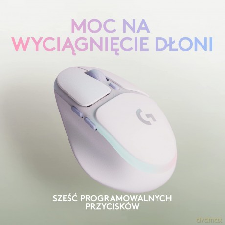 Myszka bezprzewodowa gamingowa G705 Off-White