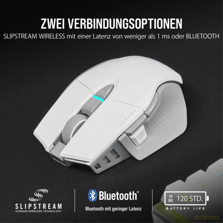 Myszka bezprzewodowa M65 Ultra biała RGB
