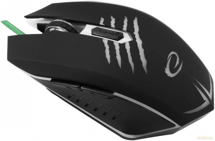 MYSZKA PRZEWODOWA DLA GRACZY 6D OPTYCZNA USB MX209 CLAW ZIELONA