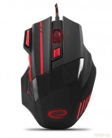 MYSZKA PRZEWODOWA DLA GRACZY 7D OPTYCZNA USB MX201 WOLF CZERWONA