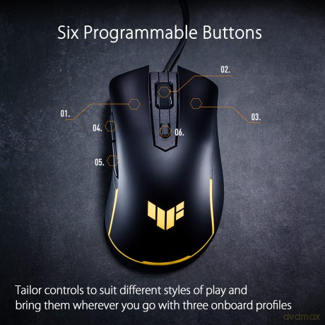 Myszka TUF Gaming M3 Gen II 90MP0320-BMUA00