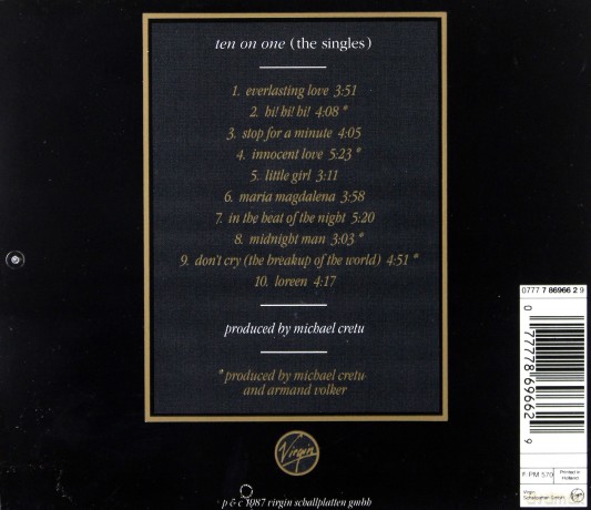 Sandra: Ten On One [CD]