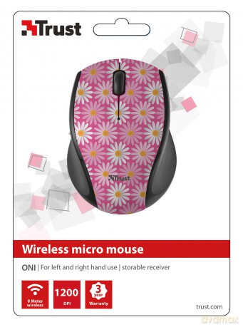 ONI WIRELESS MICRO BLK mysz komputerowa