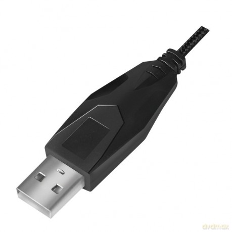 Optyczna mysz gamingowa 2400 dpi, Czarna