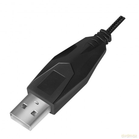 Optyczna mysz gamingowa 2400 dpi, Czarna