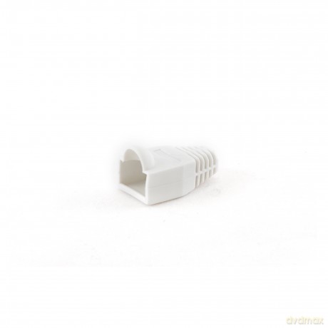 Osłonka na wtyk RJ45 100 sztuk/biała