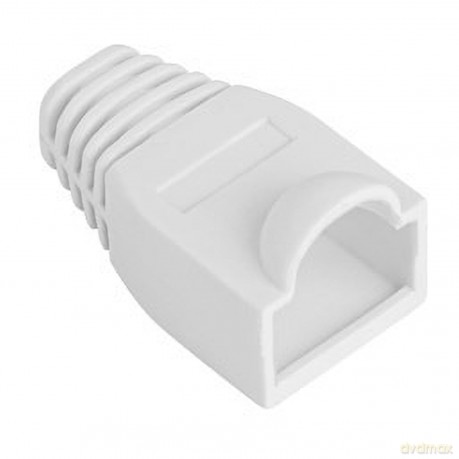 Osłonka na wtyk RJ45 biała 100 sztuk