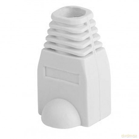 Osłonka na wtyk RJ45 biała 100 sztuk