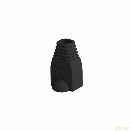 Osłonka na wtyk RJ45 czarna 100 sztuk