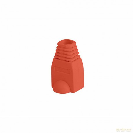 Osłonka na wtyk RJ45 czerwona 100 sztuk