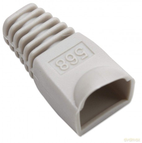 Osłonka na wtyk RJ45, opakowanie 10szt. szara
