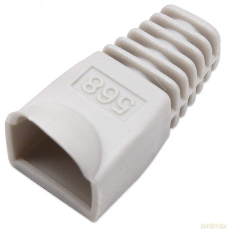 Osłonka na wtyk RJ45, opakowanie 10szt. szara