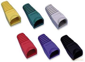 Osłonka na wtyk RJ45, opakowanie 10szt., czarna