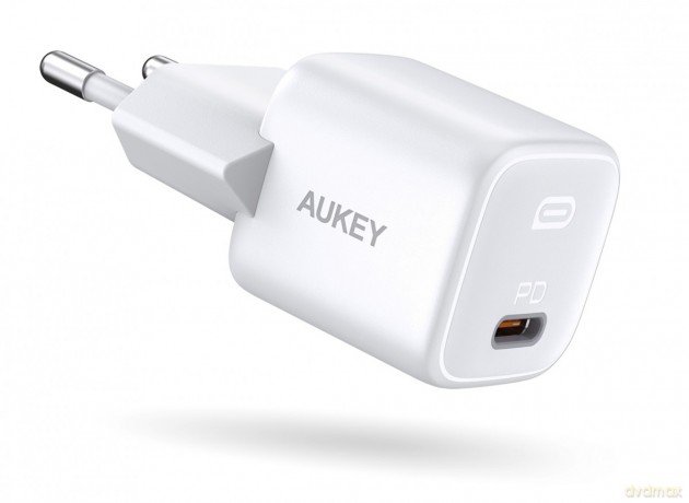 PA-B1 White Omnia Mini ładowarka sieciowa 1xUSB-C Power Delivery 20W 3A