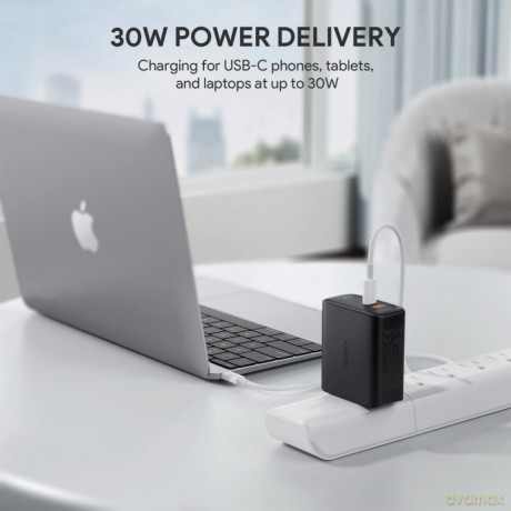 PA-D2 ładowarka sieciowa 2xUSB C PD Power Delivery 3.0 36W 6A Dynamic Detect
