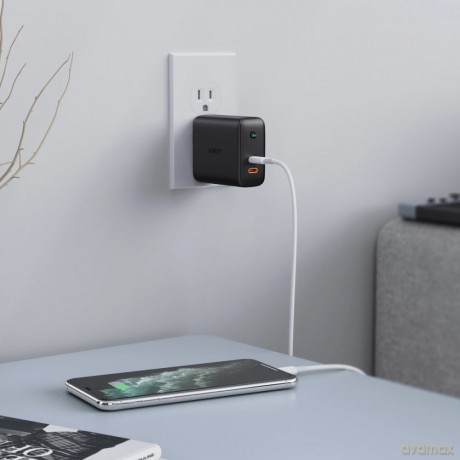 PA-D2 ładowarka sieciowa 2xUSB C PD Power Delivery 3.0 36W 6A Dynamic Detect
