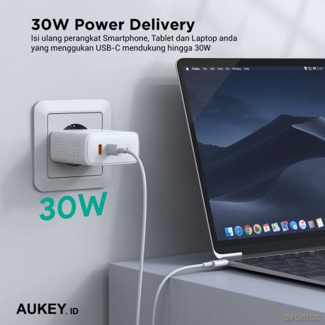 PA-D2 ładowarka sieciowa 2xUSB C PD Power Delivery 3.0 36W 6A Dynamic Detect
