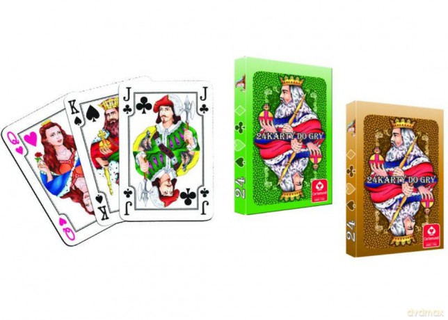 CASINO - karty do gry 24 karty Cartamundi [KARTY]