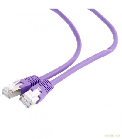 Patch cord ekranowany FTP kat.6 osłonka zal. 10M szary
