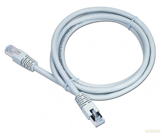 Patch cord ekranowany FTP kat.6 osłonka zal. 10M szary