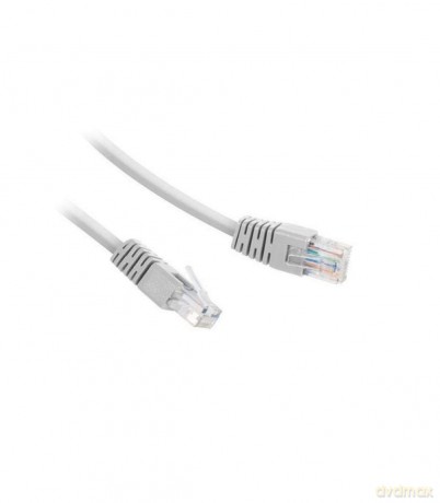 Patch cord ekranowany FTP kat.6 osłonka zal. 7.5M szary