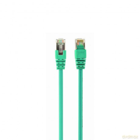 Patch cord ekranowany FTP kat.6 osłonka zalewana 2M zielony