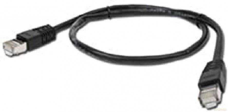 Patch cord ekranowany FTP kat.6 osłonka zalewana 3M czarny
