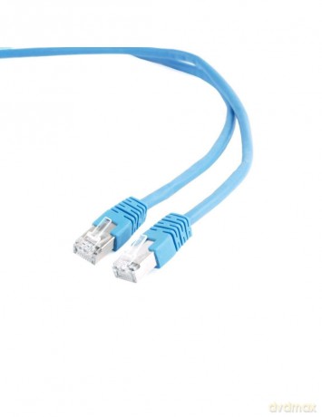 Patch cord ekranowany FTP kat.6 osłonka zalewana 3M niebieski
