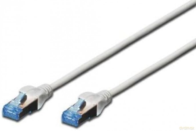 Patch cord F/UTP kat.5e PVC 3m Szary