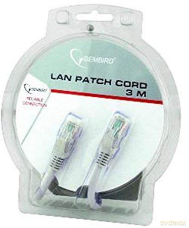 Patch cord kat.5e osłonka zalewana 3M szary