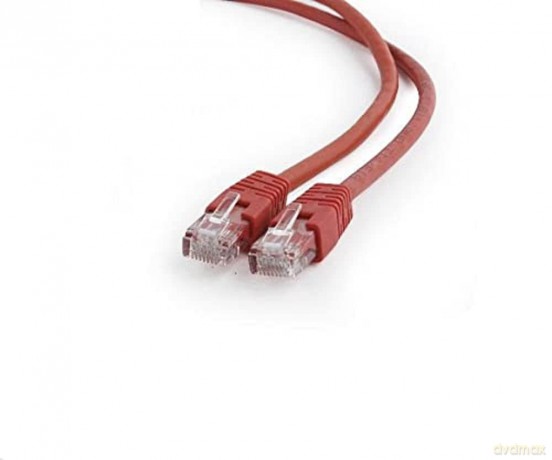 Patch cord Kat.6 UTP 0.25m czerwony