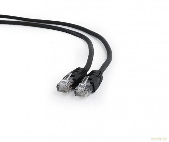 Patch cord Kat.6 UTP 0.5m czarny