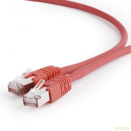 Patch cord Kat.6A S/FTP LSZH 1.5m czerwony