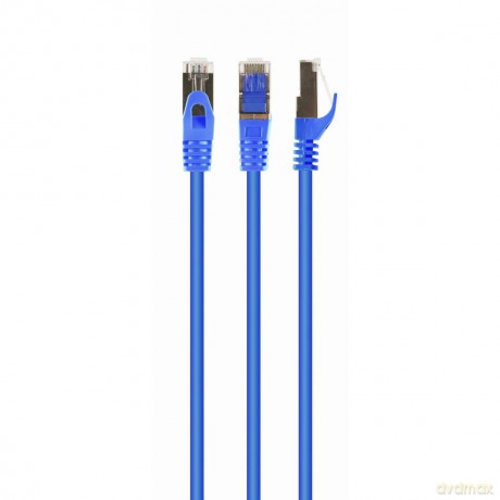 Patch cord kat.6A S/FTP LSZH 2m niebieski