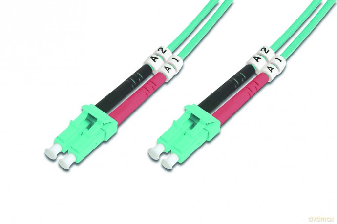 Patch cord światłowodowy FO LC-LC MM 50/125 OM3 duplex LSOH 10m