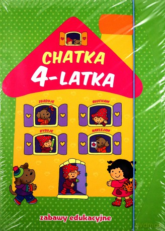 Chatka 4-latka. Zabawy edukacyj [KSIĄŻKA]