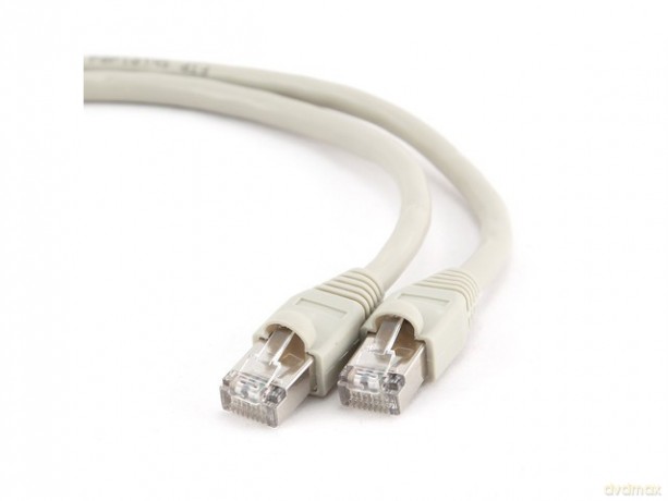 Patch cord UTP kat.6 0.5m szary