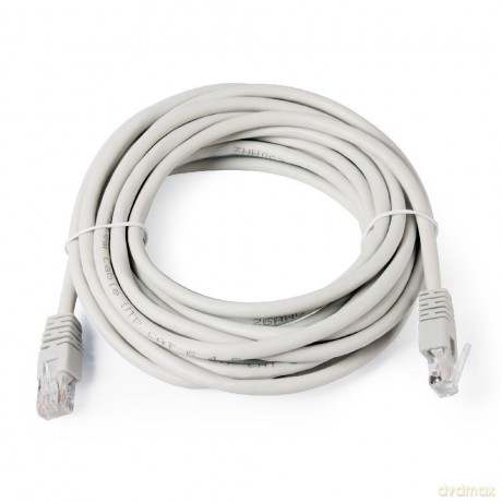 Patch cord UTP kat.6 5m szary