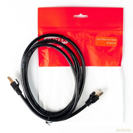Patchcord Cat.7 SSTP (8P8C) RJ45, 15M, C1814EBK Czarny