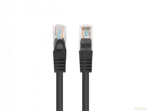 Patchcord kat. 6 UTP 1.5m 10-pack fluke passed czarny