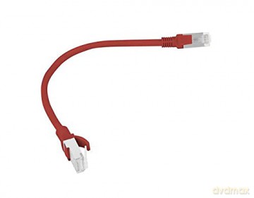 PATCHCORD KAT.5E 0.25M CZERWONY FLUKE PASSED LANBERG
