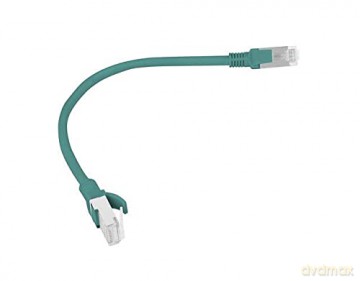 PATCHCORD KAT.5E 0.25M ZIELONY FLUKE PASSED LANBERG