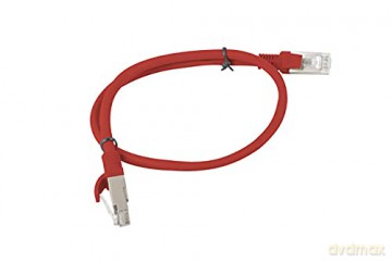 Patchcord kat.5e 0.5M UTP czerwony