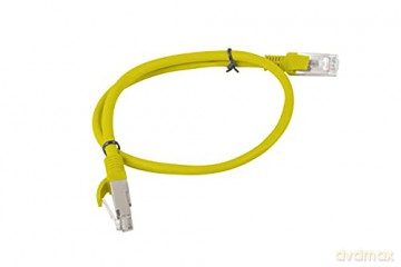 PATCHCORD KAT.5E 0.5M ŻÓŁTY FLUKE PASSED LANBERG