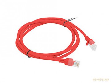 PATCHCORD KAT.5E 1.5M CZERWONY FLUKE PASSED LANBERG